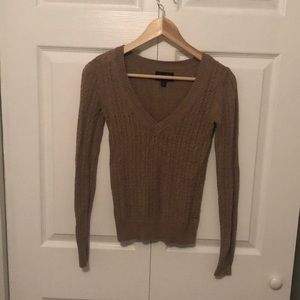 American Eagle cable knit v-neck sweater